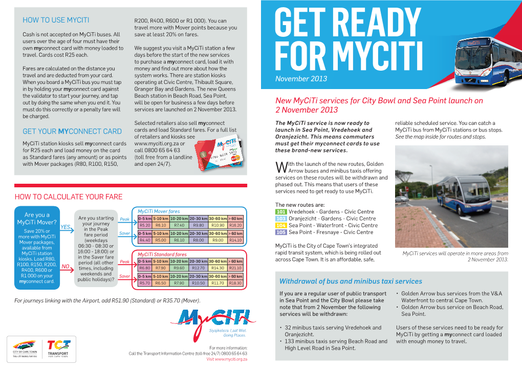 Get Ready for Myciti