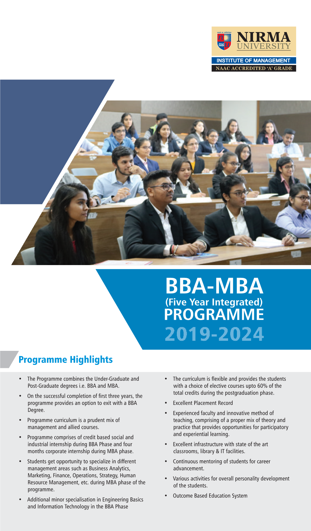BBA – MBA (Five Year Integrated)