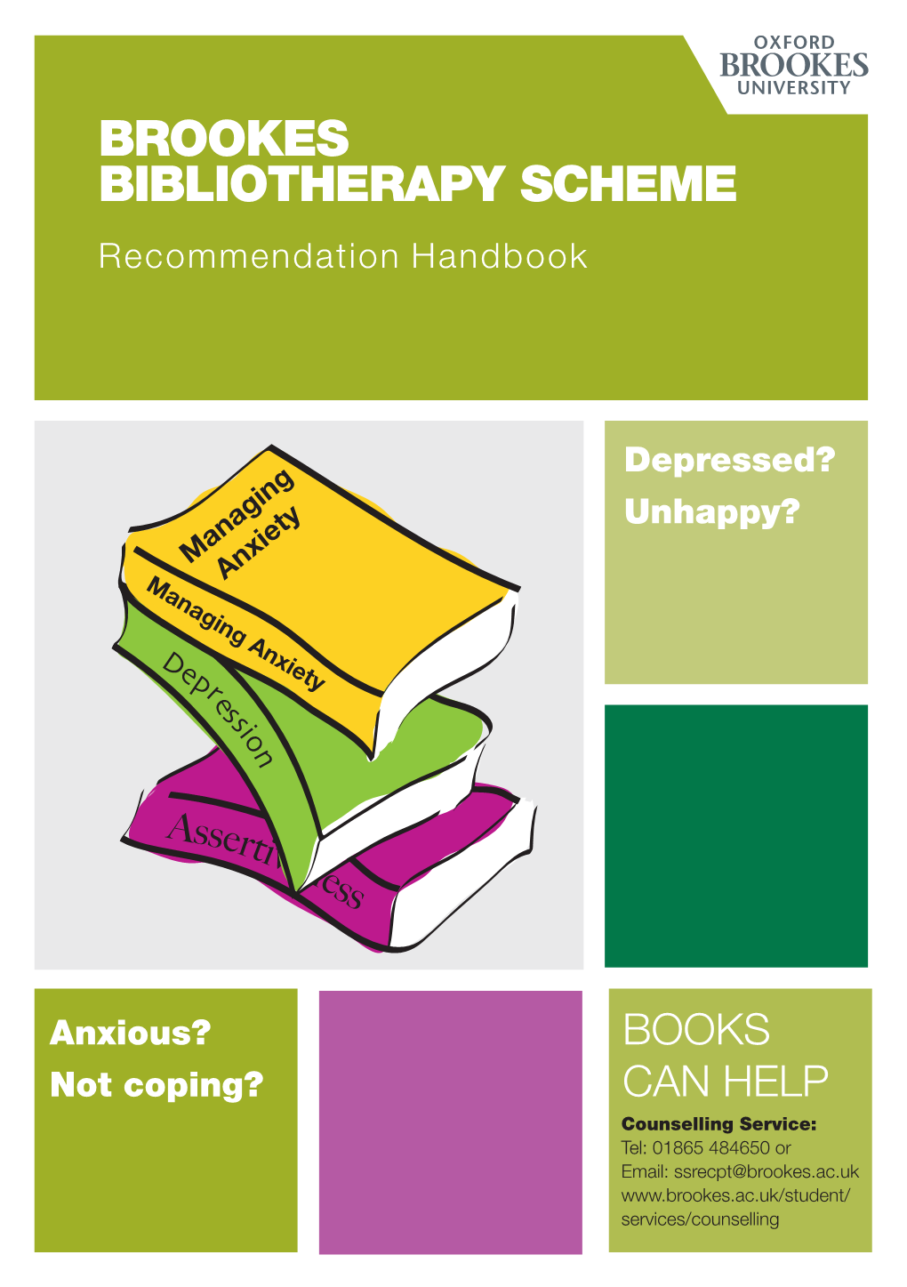 BROOKES BIBLIOTHERAPY SCHEME Recommendation Handbook