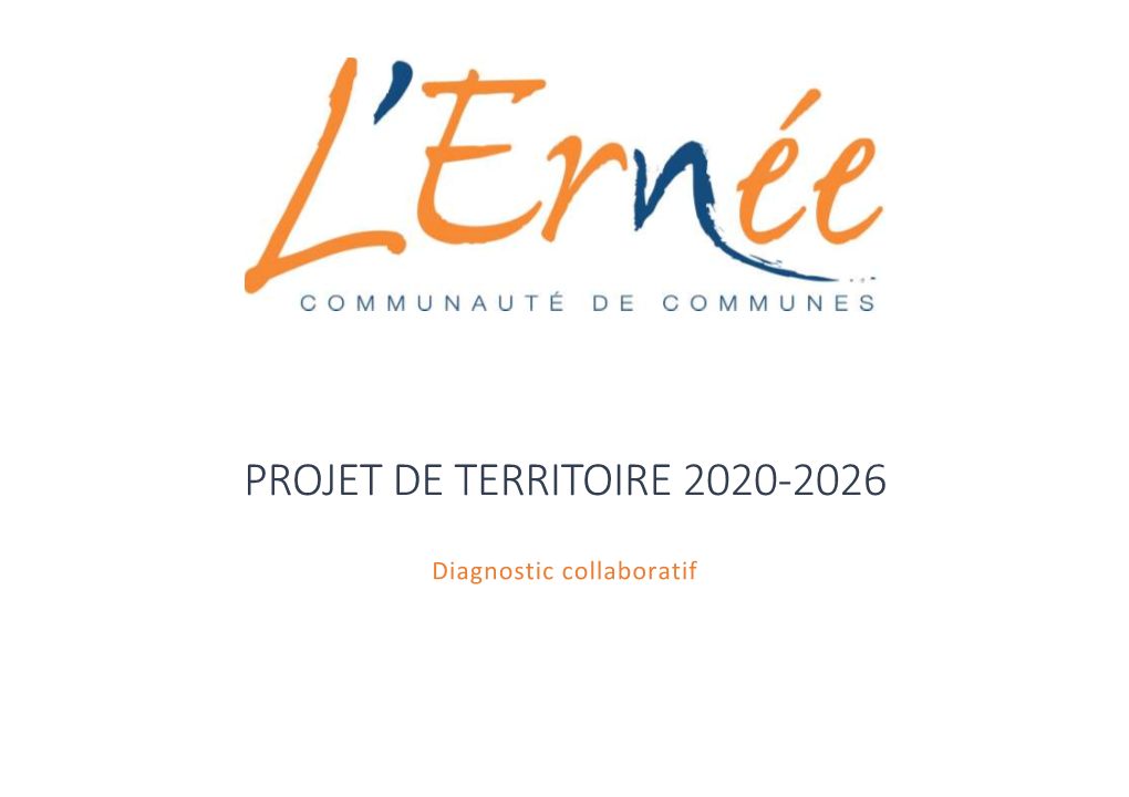 Projet De Territoire 2020-2026