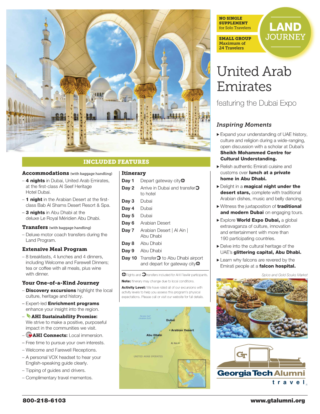 United Arab Emirates Featuring the Dubai Expo