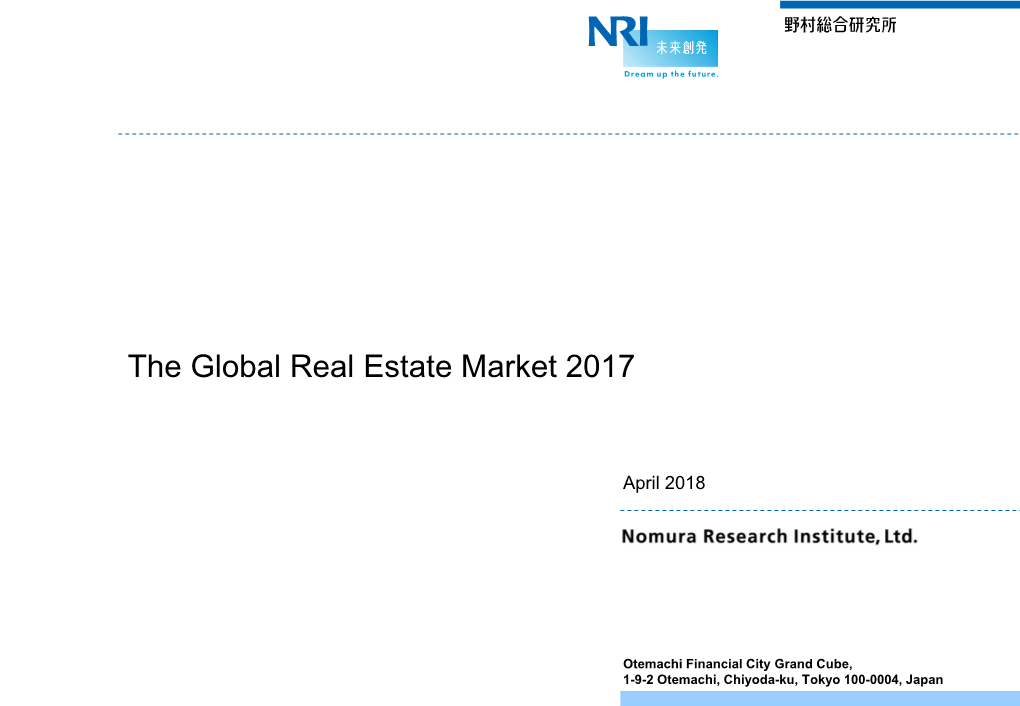 The Global Real Estate Market 2017