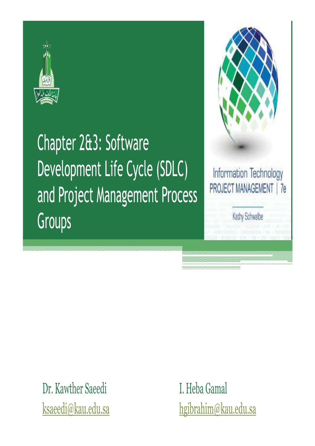 (SDLC) and Project Management Process Groups