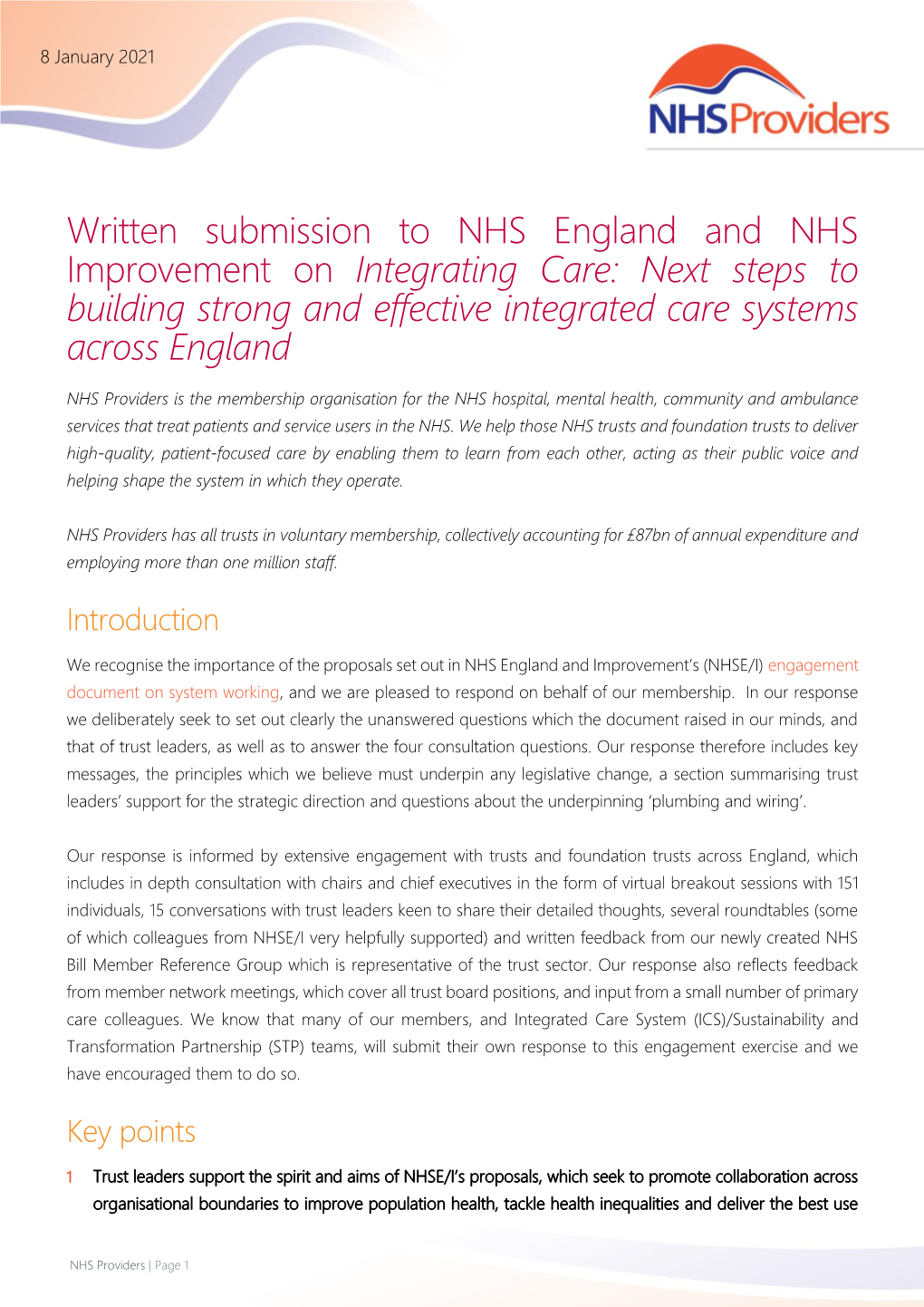 Next Steps to Building Strong and Effective Integrated Care Systems Across England