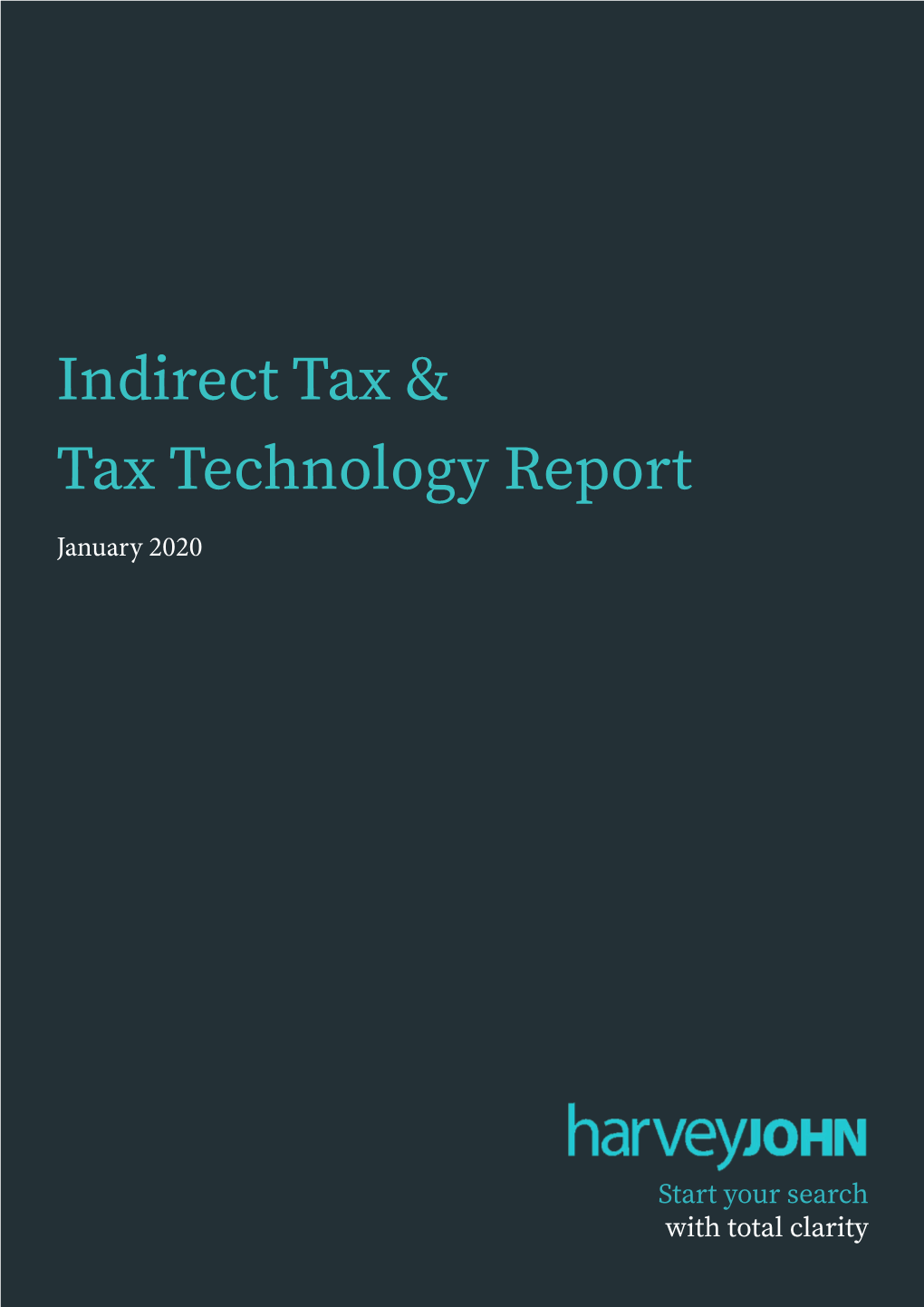 Indirect Tax & Tax Technology Report