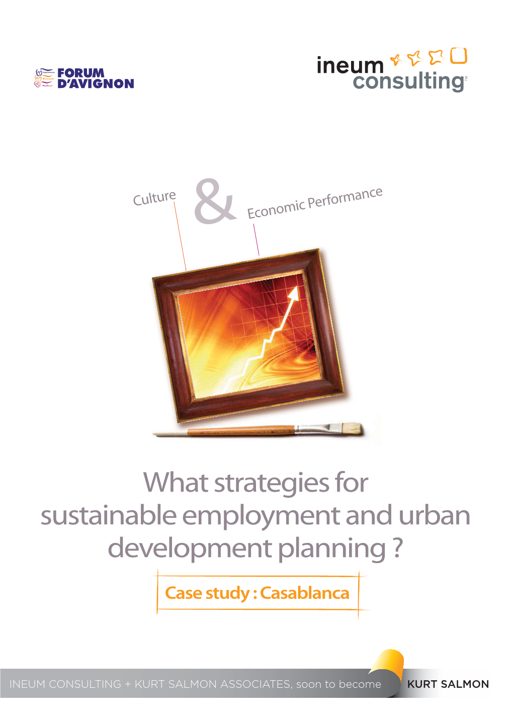 What Strategies for Sustainable Employment and Urban Development Planning ? Case Study : Casablanca