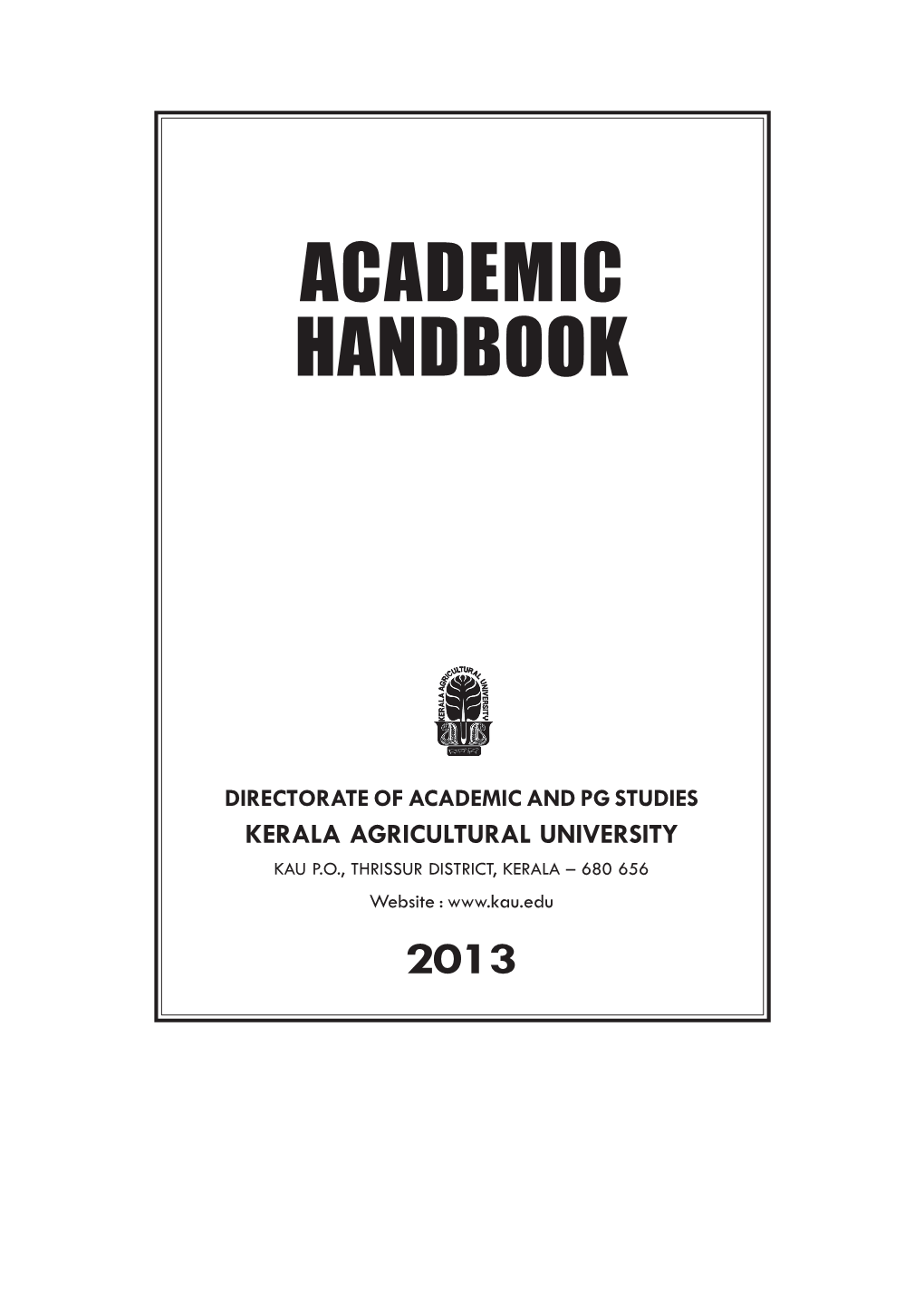 Academic Handbook