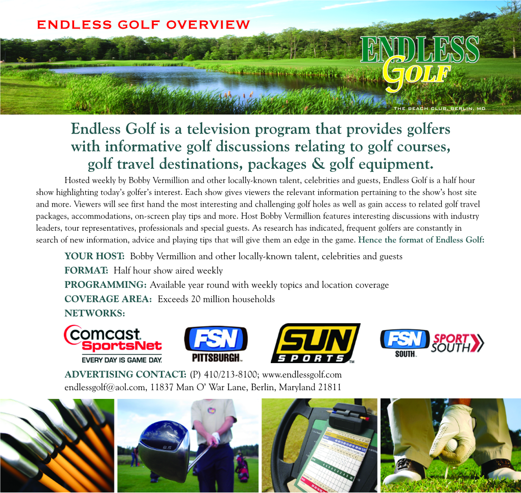 Email: Endlessgolf@Aol.Com