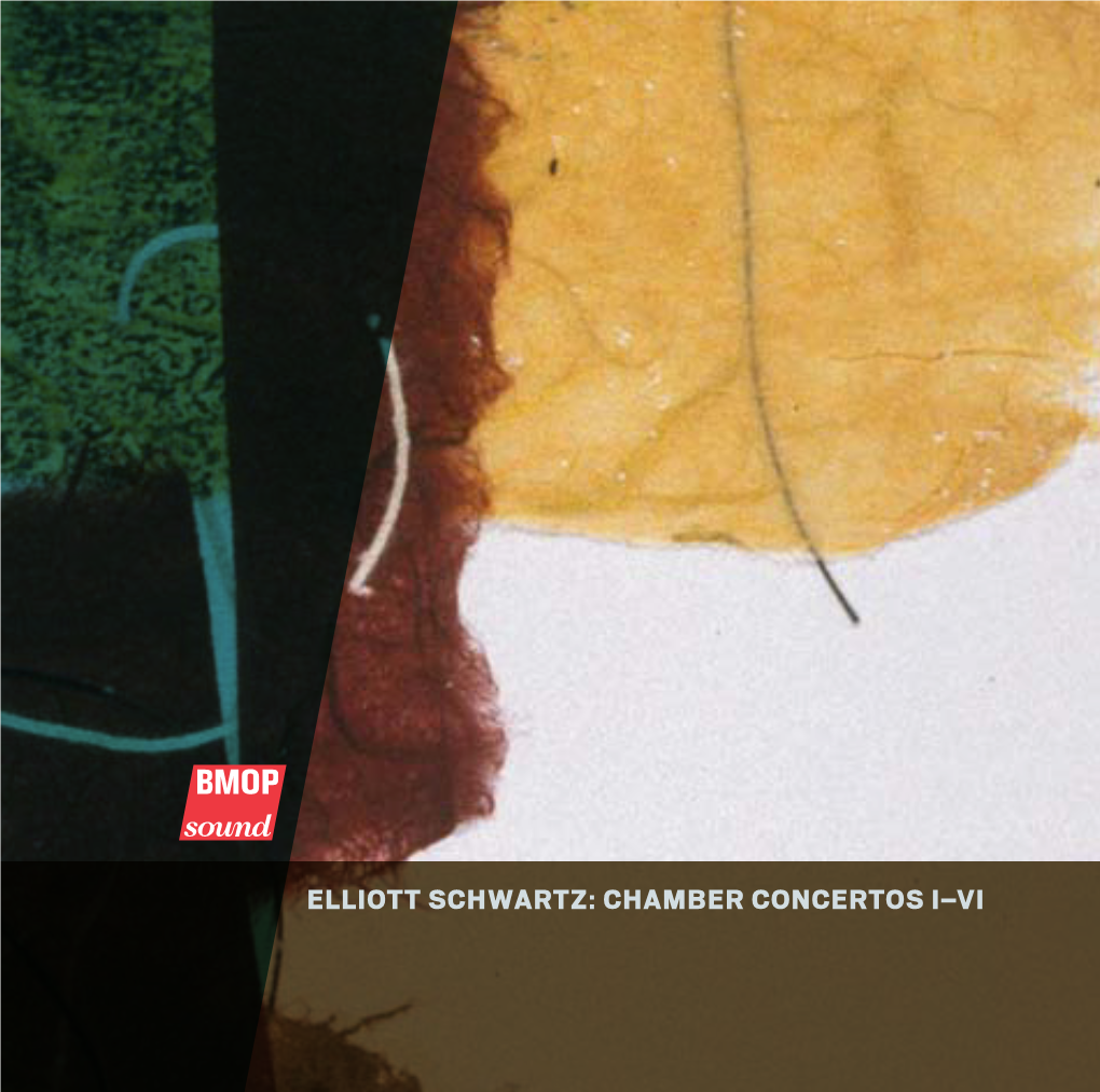 Elliott Schwartz: Chamber Concertos I–VI [1] Chamber Concerto I (1976) 12:48 Elliott Schwartz B