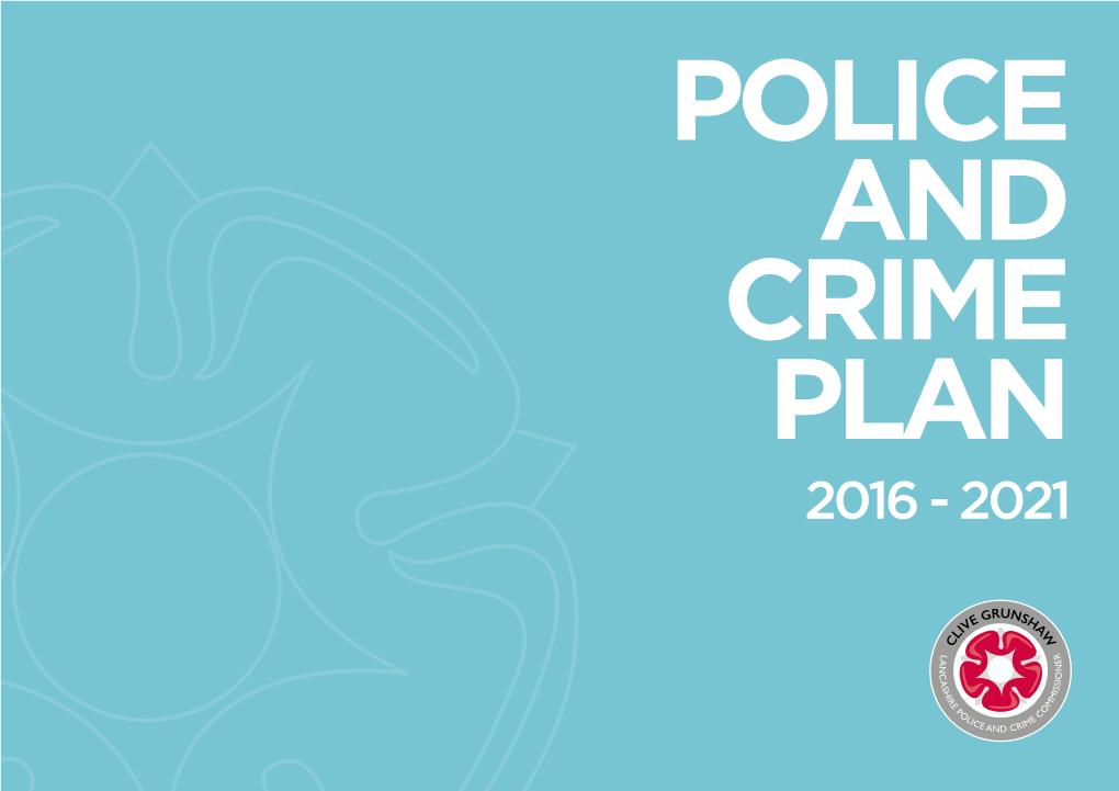 Lancashire Police & Crime Plan