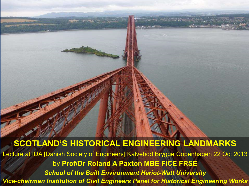 Scotland's Historical Engineering Landmarks