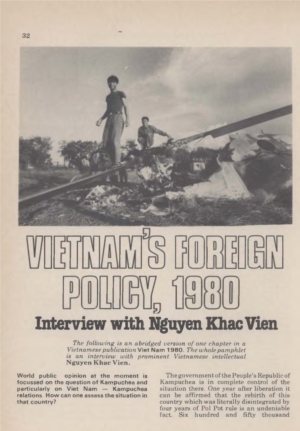 Vietnam's Foreign Policy 1980