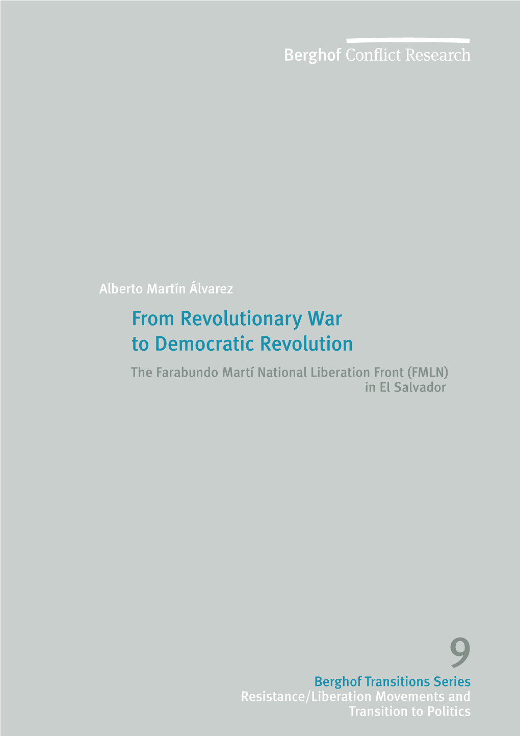 From Revolutionary War to Democratic Revolution. The
