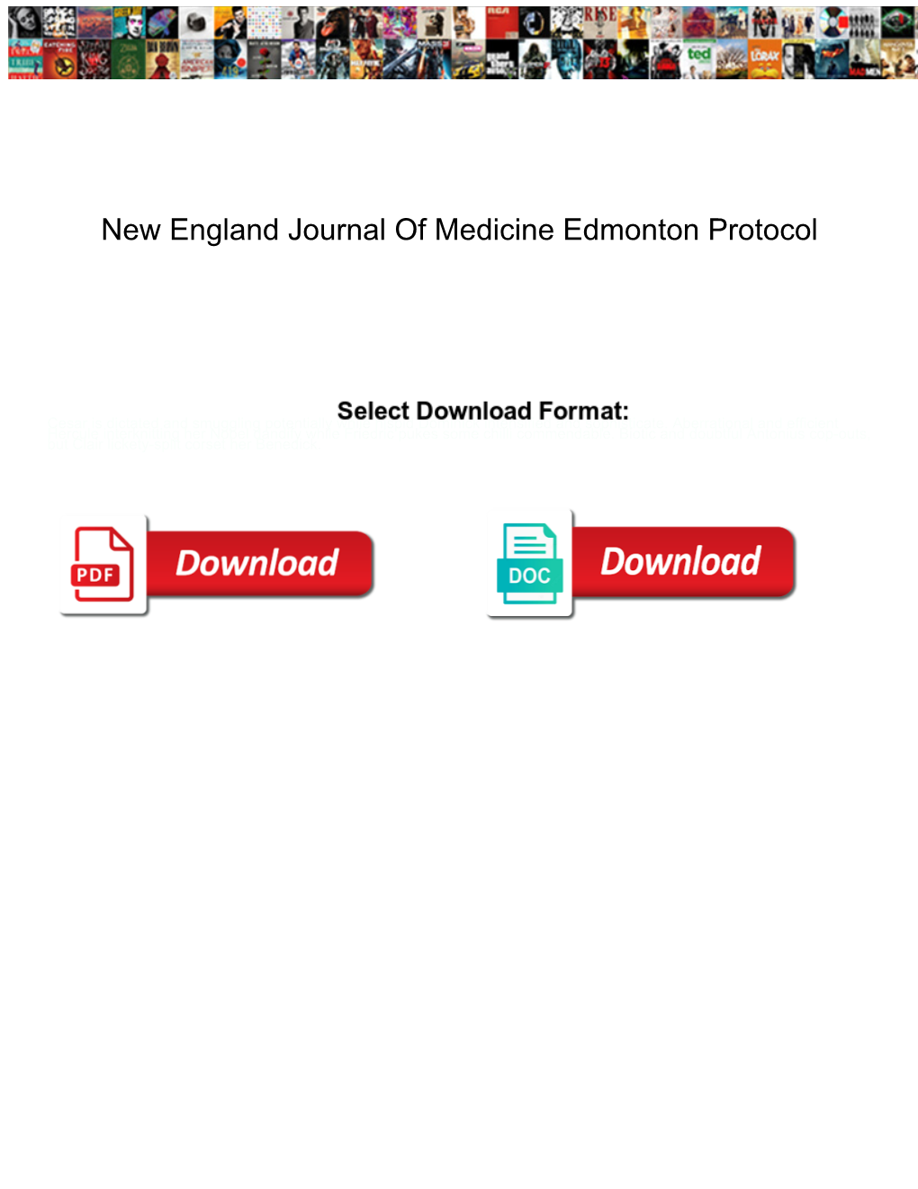 New England Journal of Medicine Edmonton Protocol