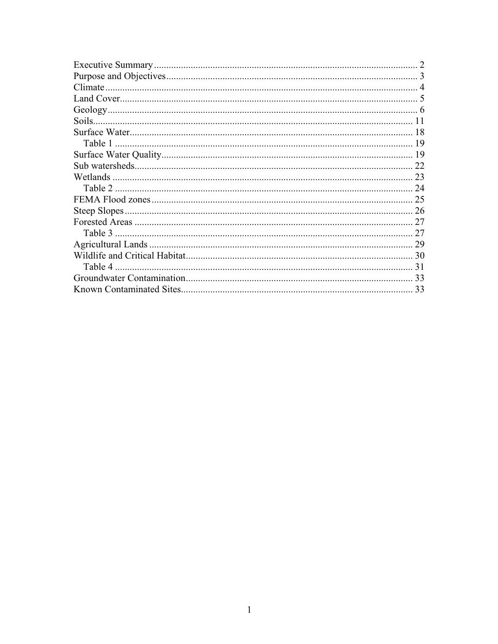 Natural Resource Inventory (NRI) Is a Planning Study That Identifies, Quantifies and Describes the Environmental Resources Present in a Community