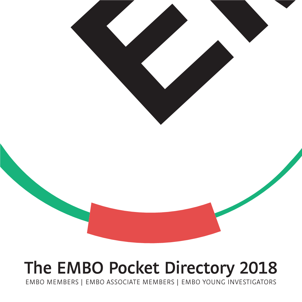 The EMBO Pocket Directory 2018