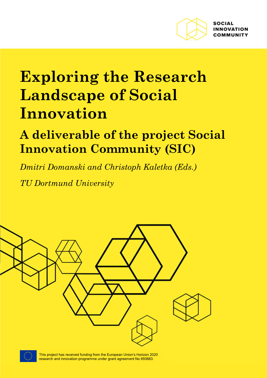 Exploring the Research Landscape of Social Innovation a Deliverable of the Project Social Innovation Community (SIC)