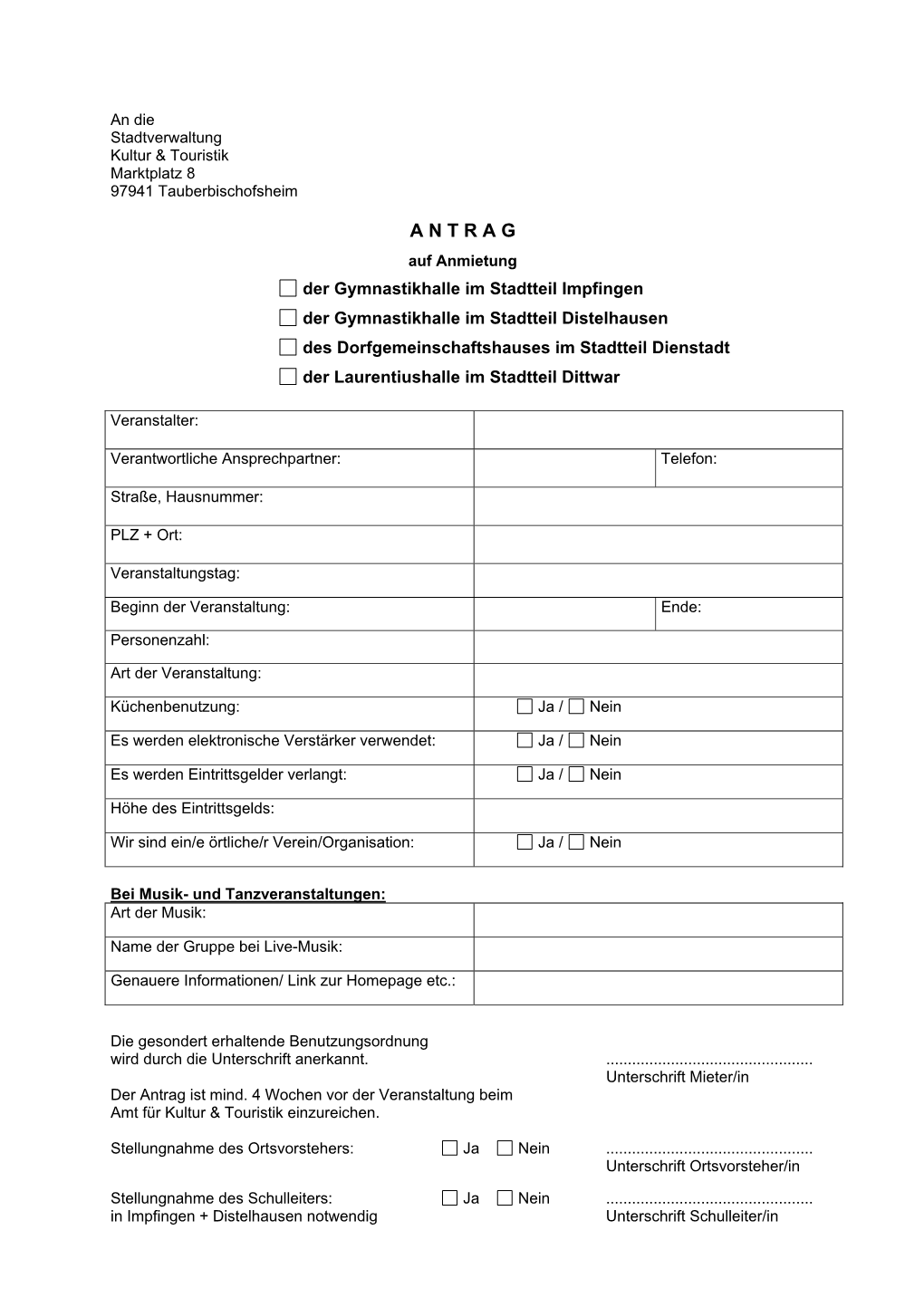 Antrag Gymnastikhalle Impfingen