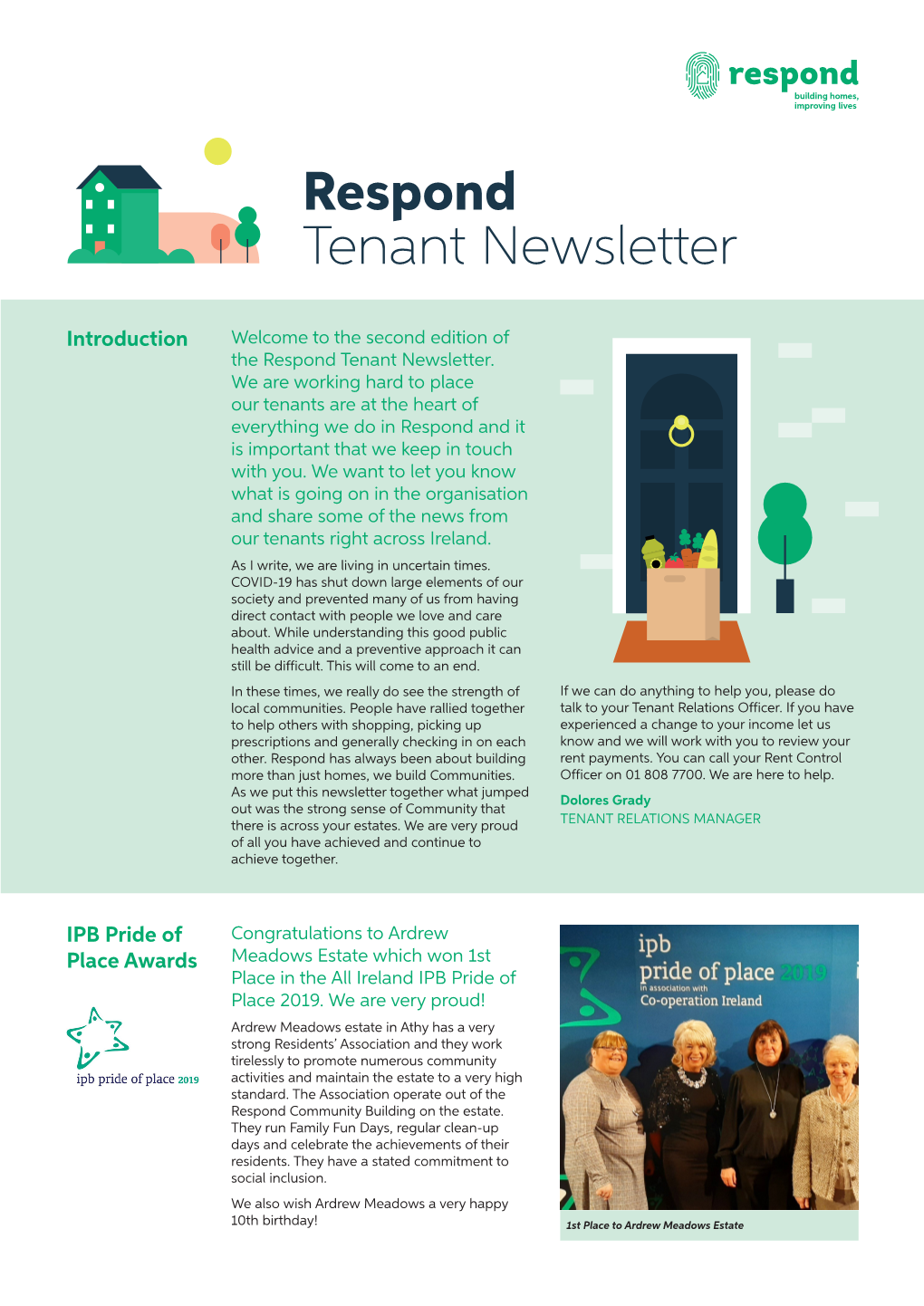 Respond Tenant Newsletter