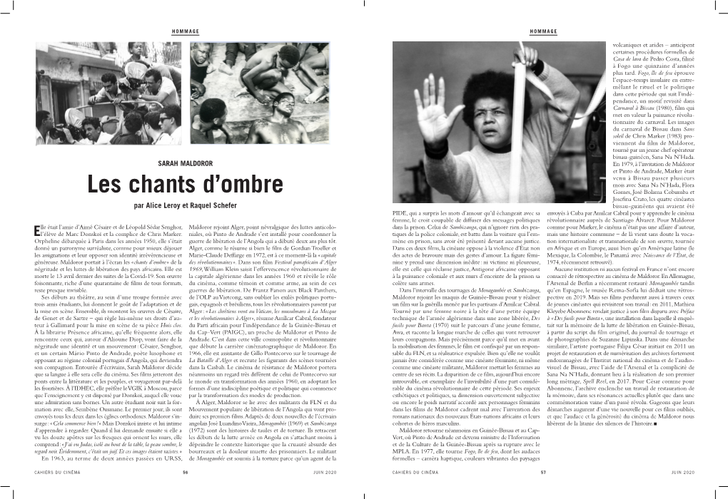 Les Chants D'ombre