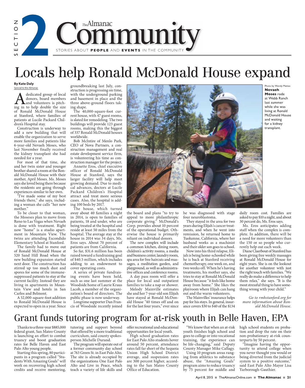 Locals Help Ronald Mcdonald House Expand