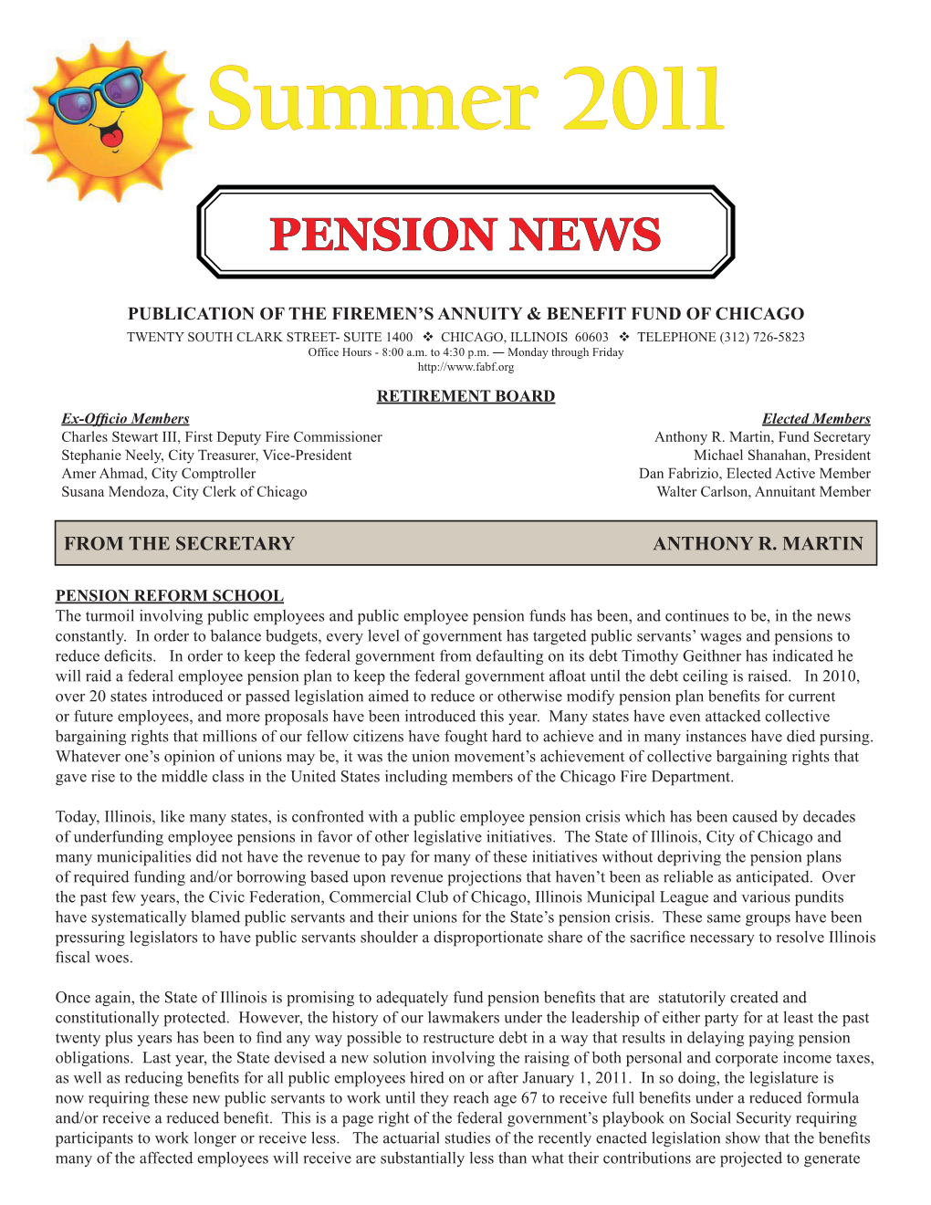 Pension News Summer 2011.Indd