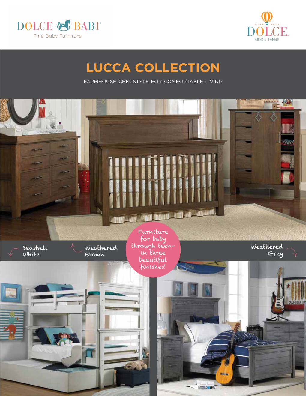 LUCCA COLLECTION Farmhouse Chic Style for Comfortable Living