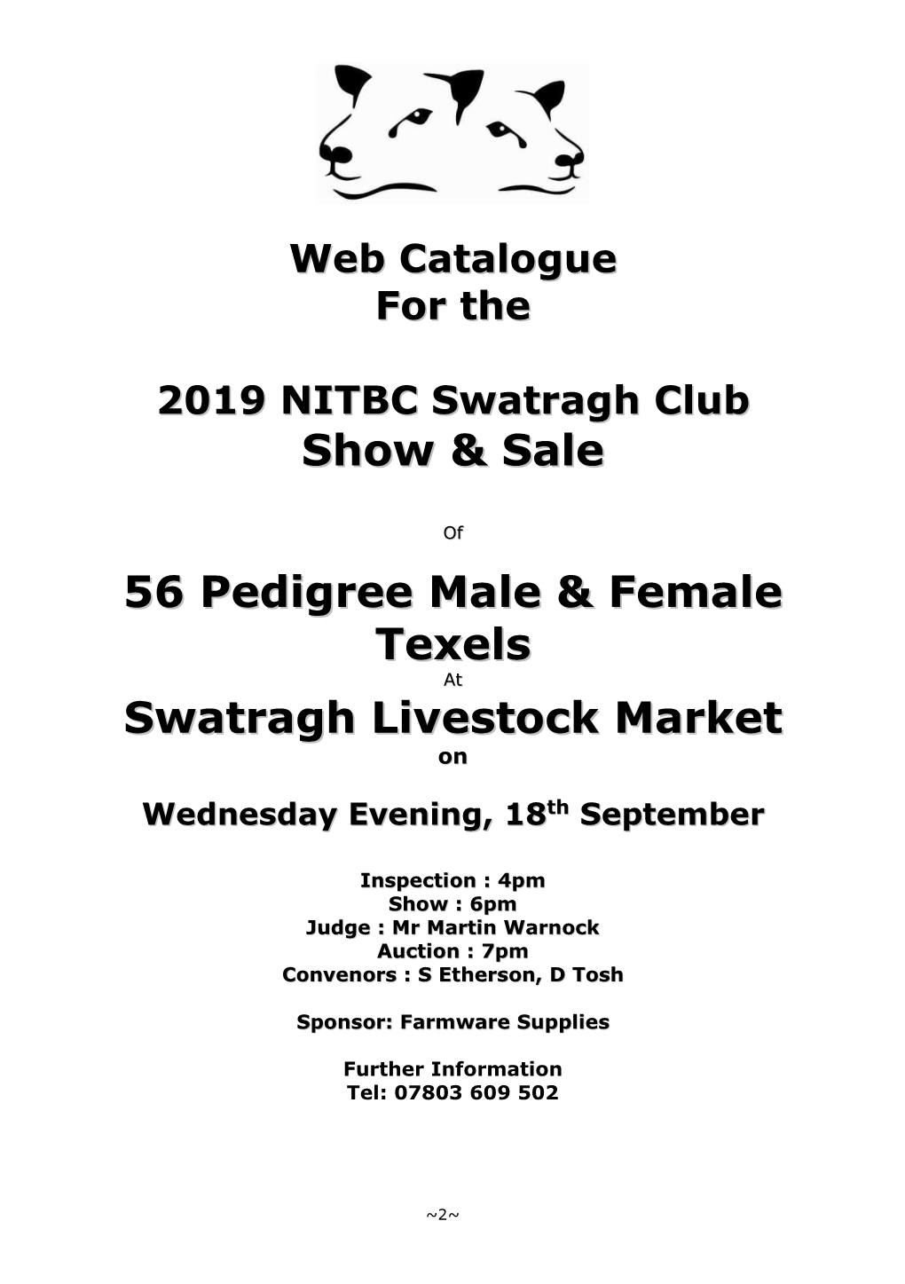 NITBC Swatragh Club Show & Sale