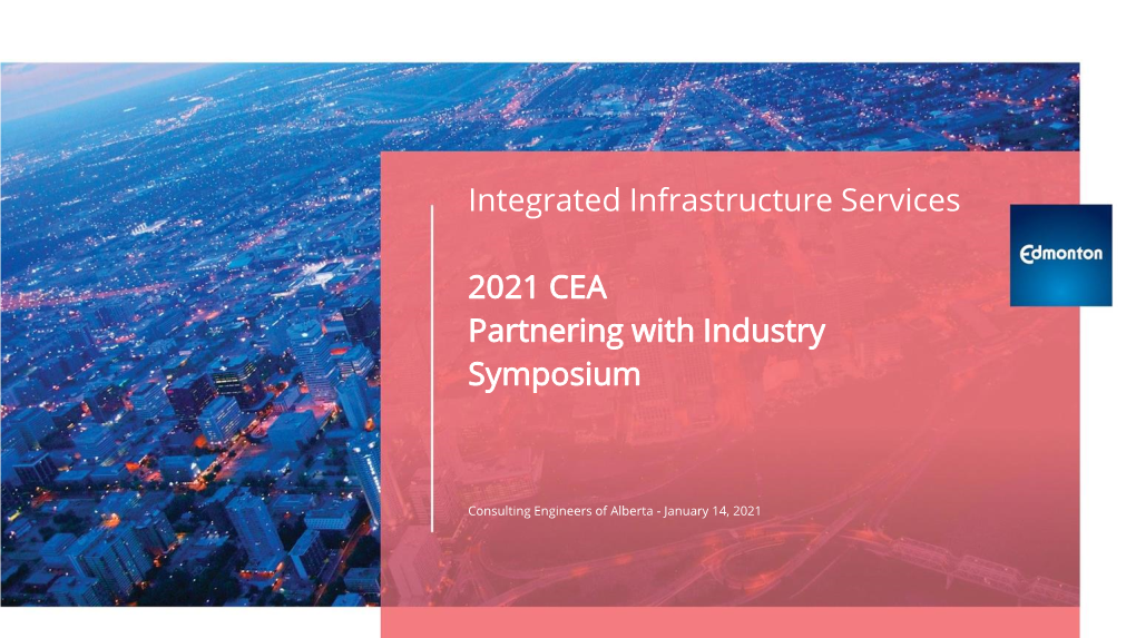 Integrated Infrastructure Services 2021 CEA Partnering with Industry