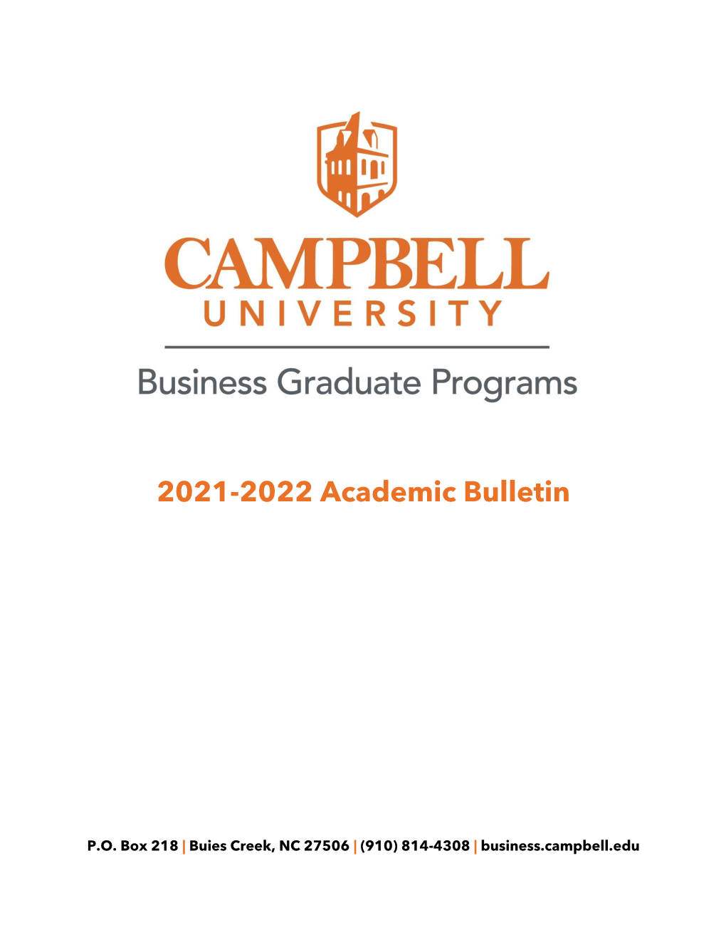 2021-2022 Academic Bulletin