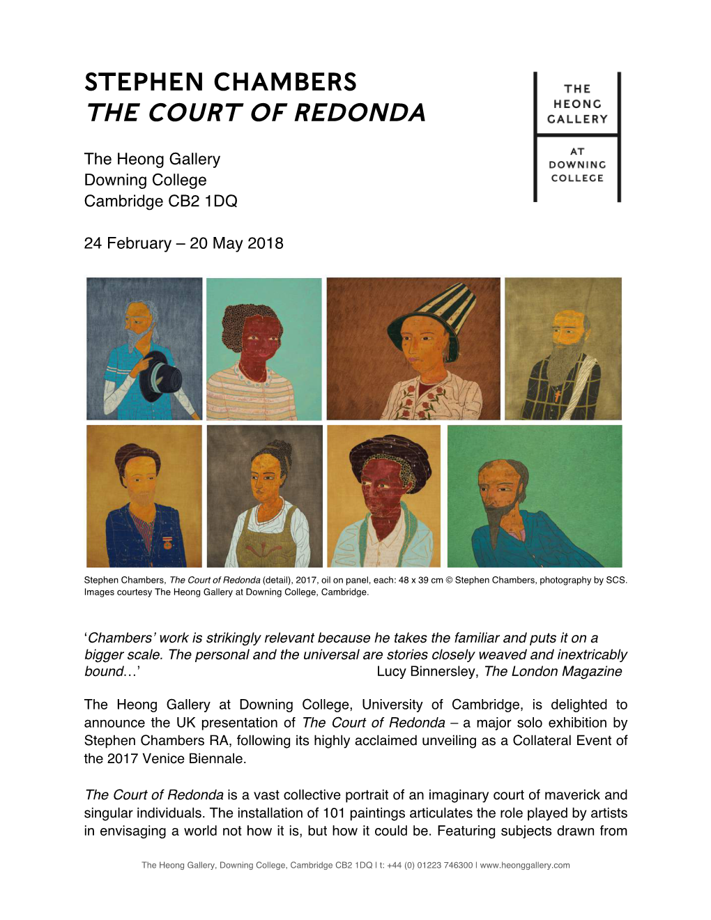 Stephen Chambers the Court of Redonda