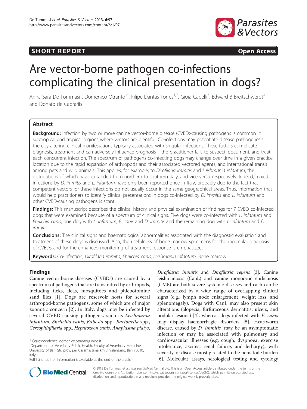 Are Vector-Borne Pathogen Co-Infections Complicating The
