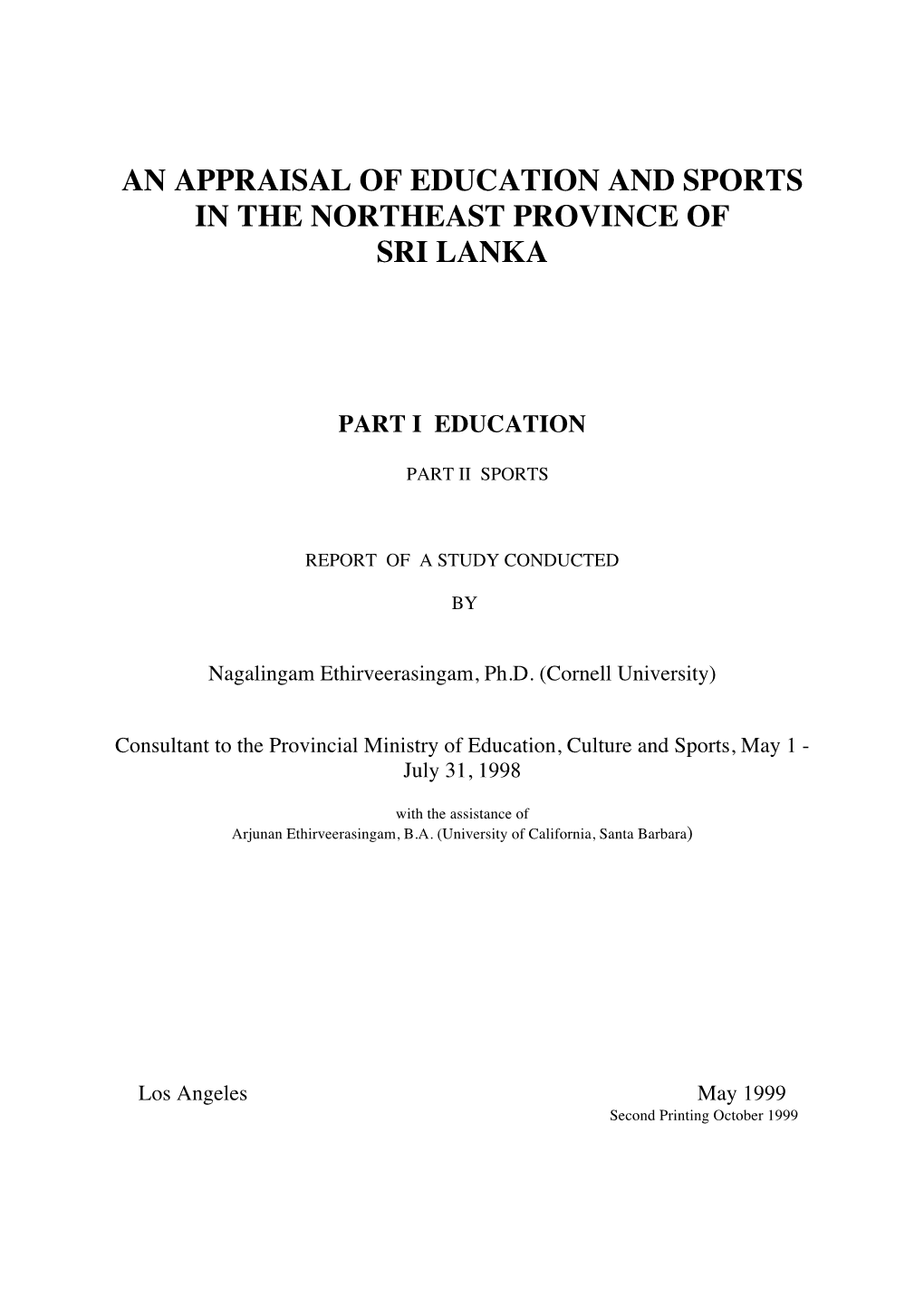 NEP Education Report__1999Pdf