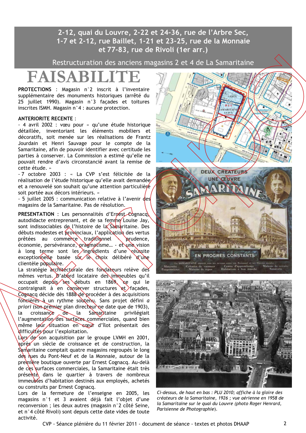 FAISABILITE PROTECTIONS : Magasin N°2 Inscrit À L’Inventaire Supplémentaire Des Monuments Historiques (Arrêté Du 25 Juillet 1990)