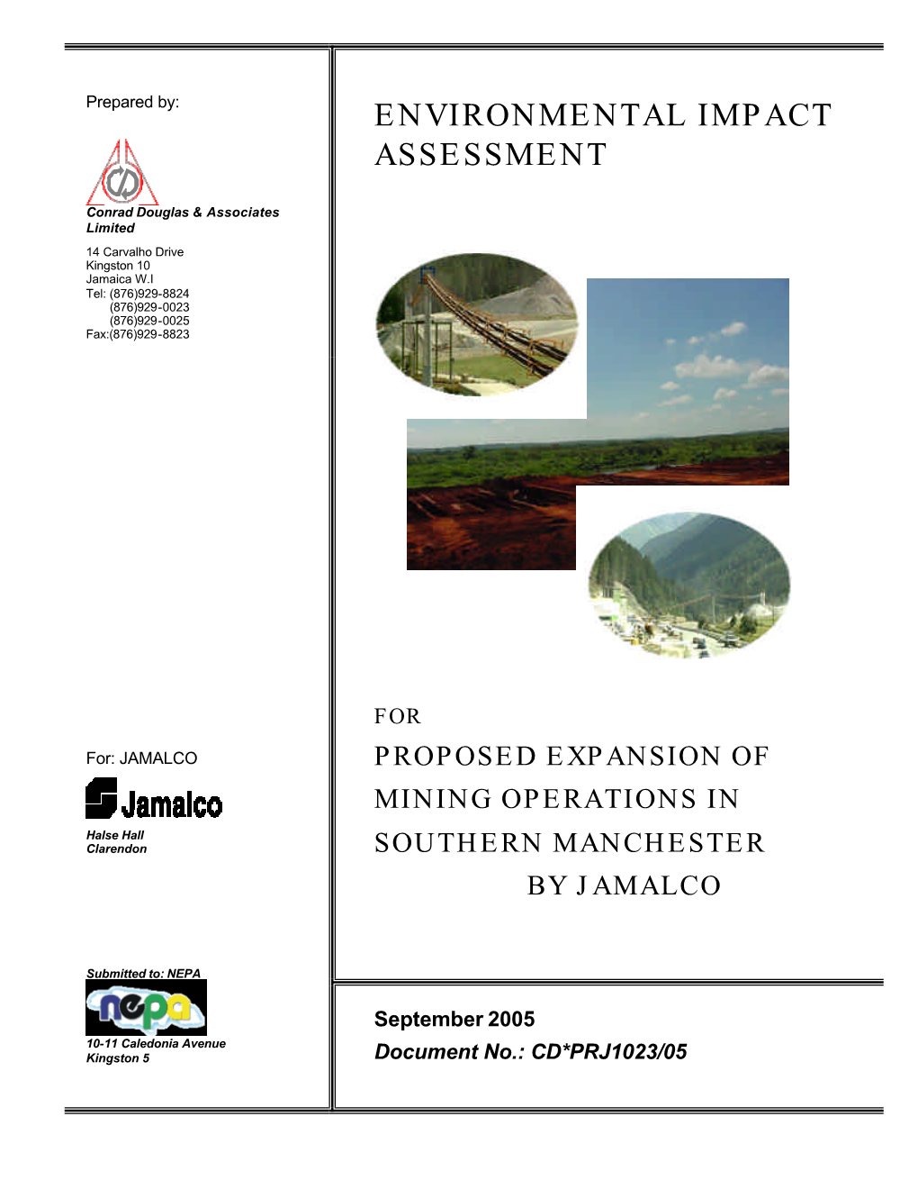 Final Report South Manchester EIA Jamalco