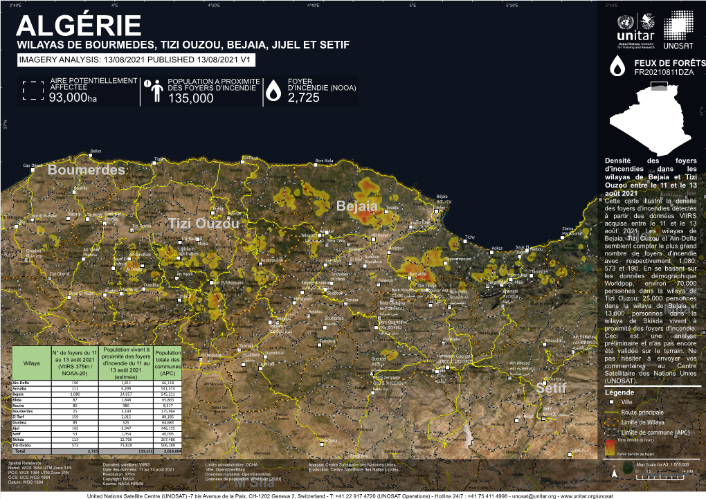 Algérie Wilayas De Bourmedes, Tizi Ouzou, Bejaia, Jijel Et Setif