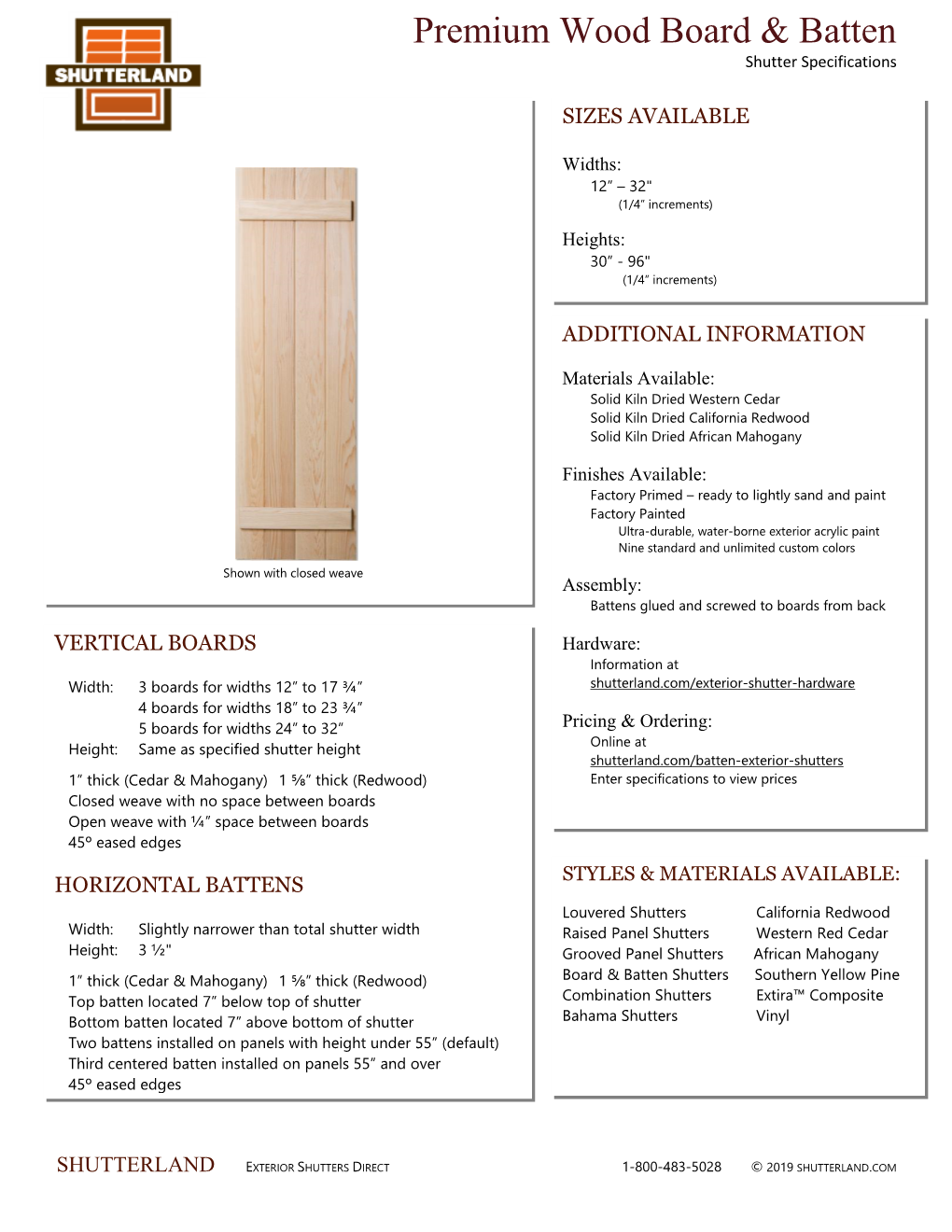 Premium Wood Board & Batten