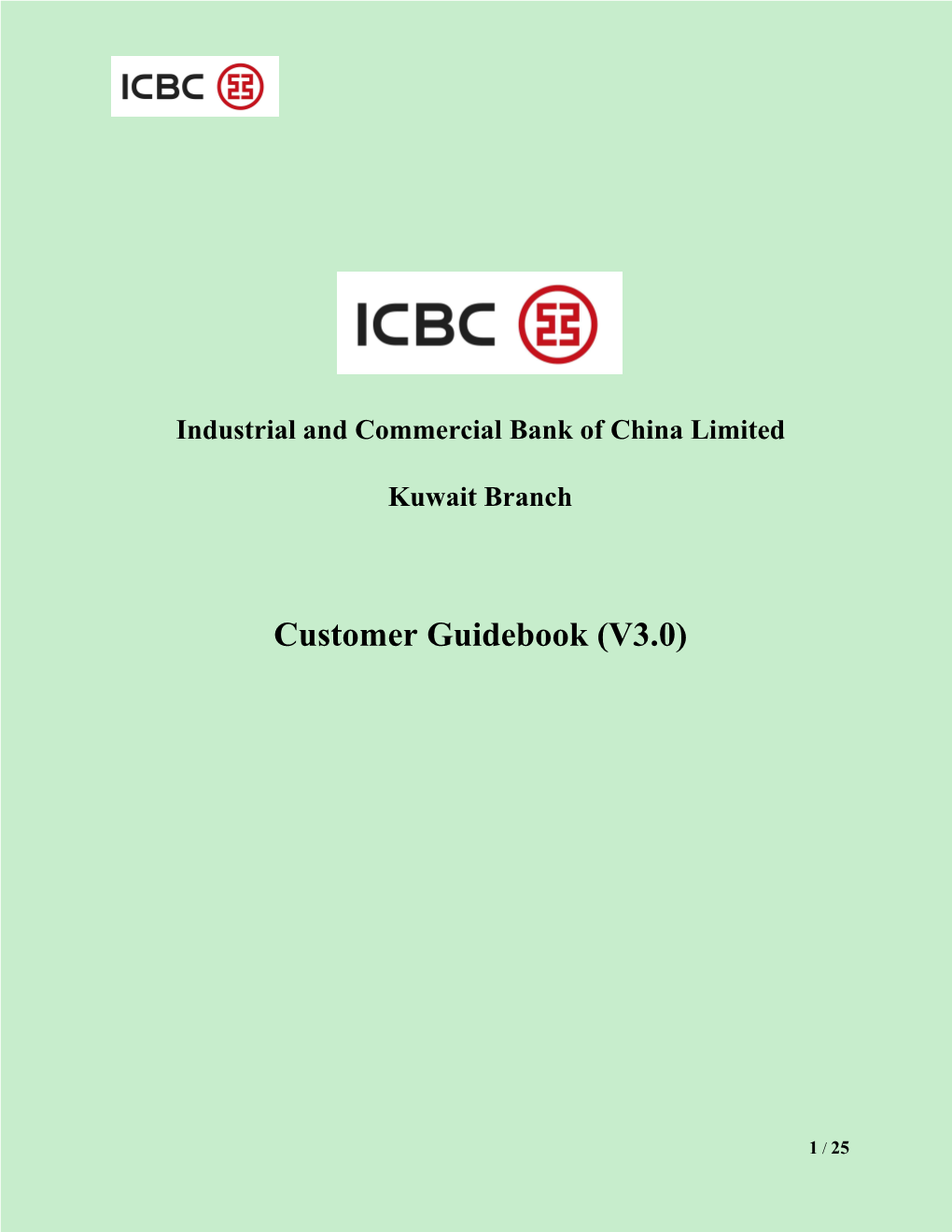 Customer Guidebook (V3.0)