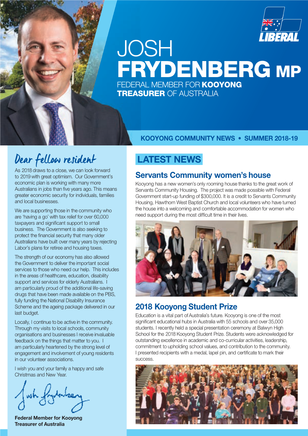 Josh Frydenbergmp