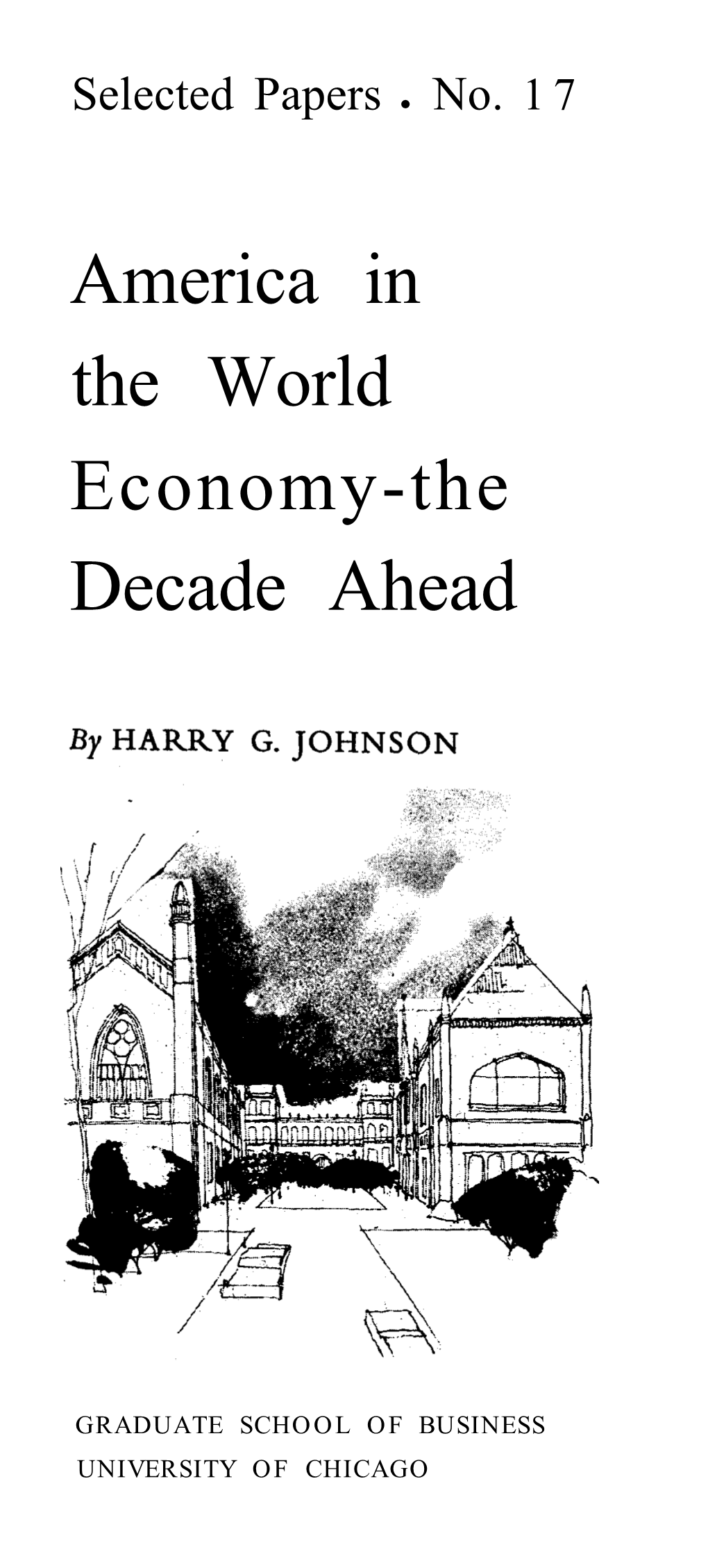 America in the World Economy-The Decade Ahead