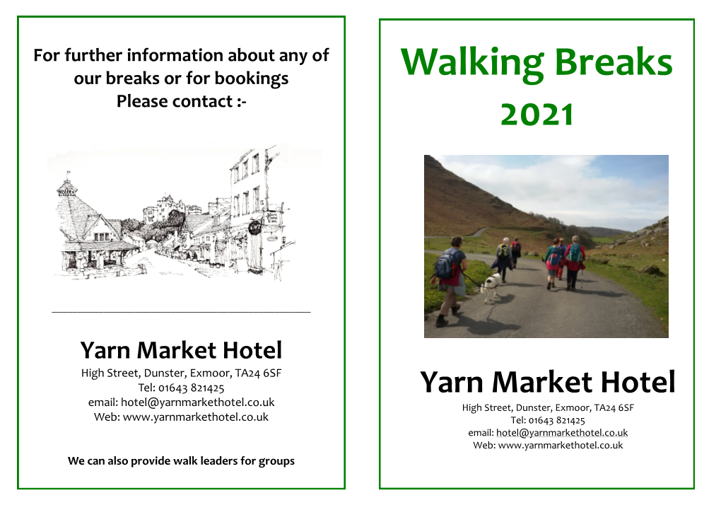 Walking Breaks 2021