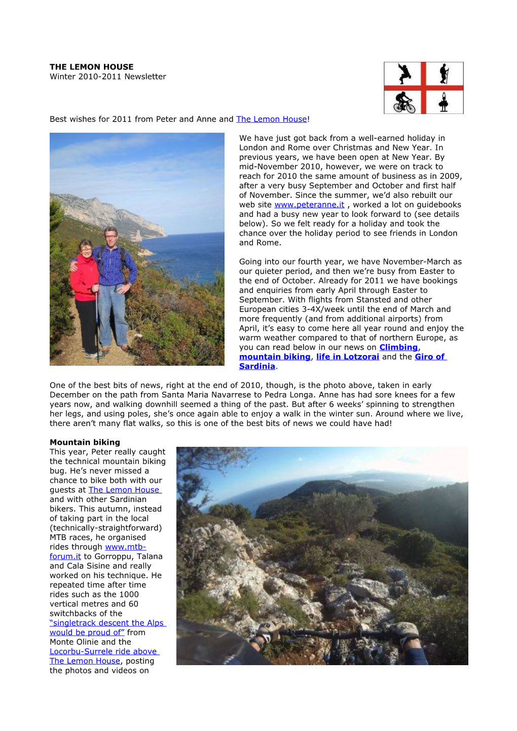 Newsletter Dec 2010