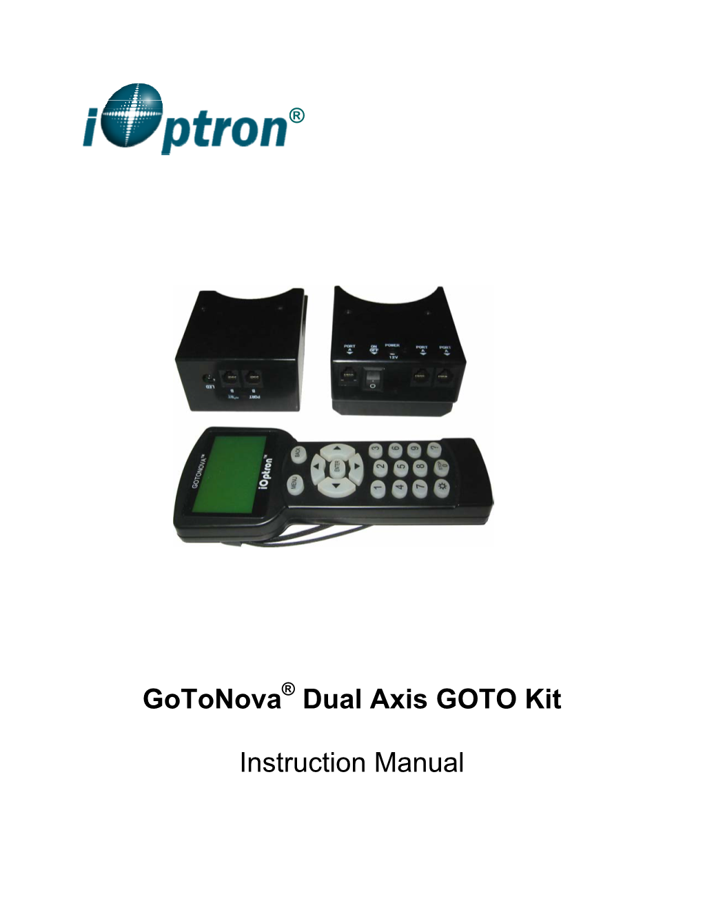 Gotonova Dual Axis GOTO Kit Instruction Manual