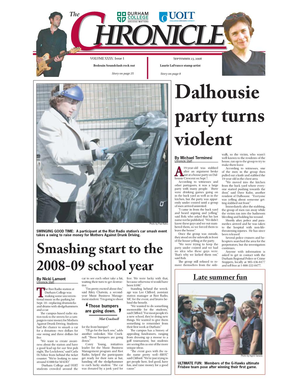 Dalhousie Party Turns Violent