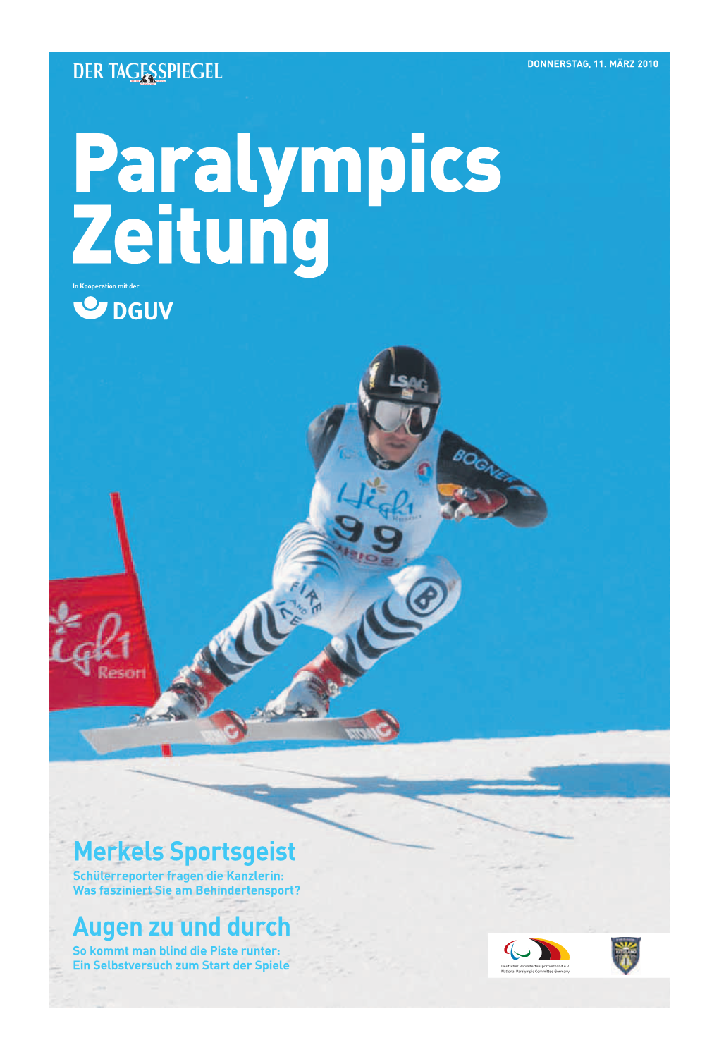 Paralympics Zeitung in Kooperation Mit Der