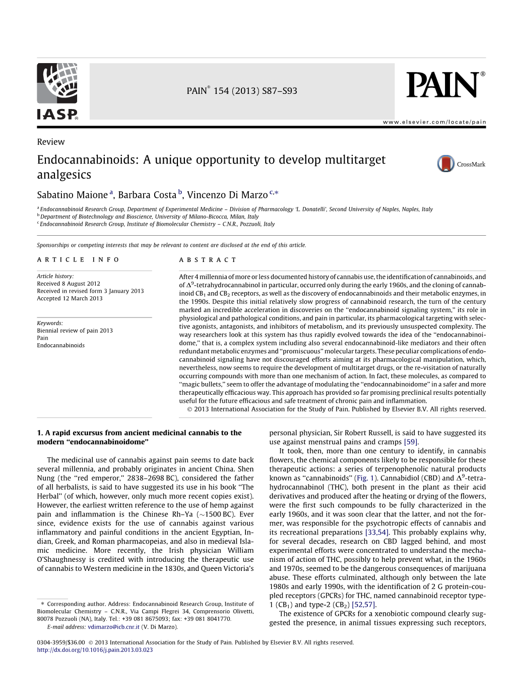 Endocannabinoids