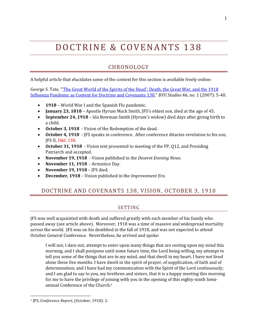 Doctrine & Covenants