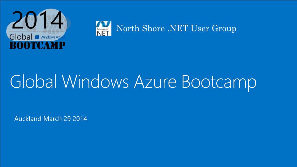 Windows Azure Bootcamp