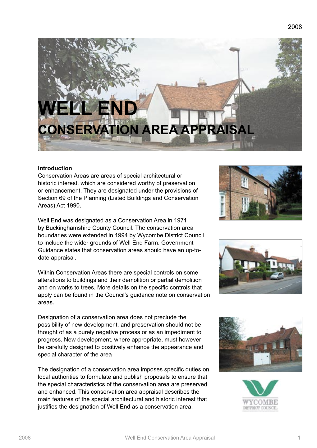 Well End Conservation Area Appraisal