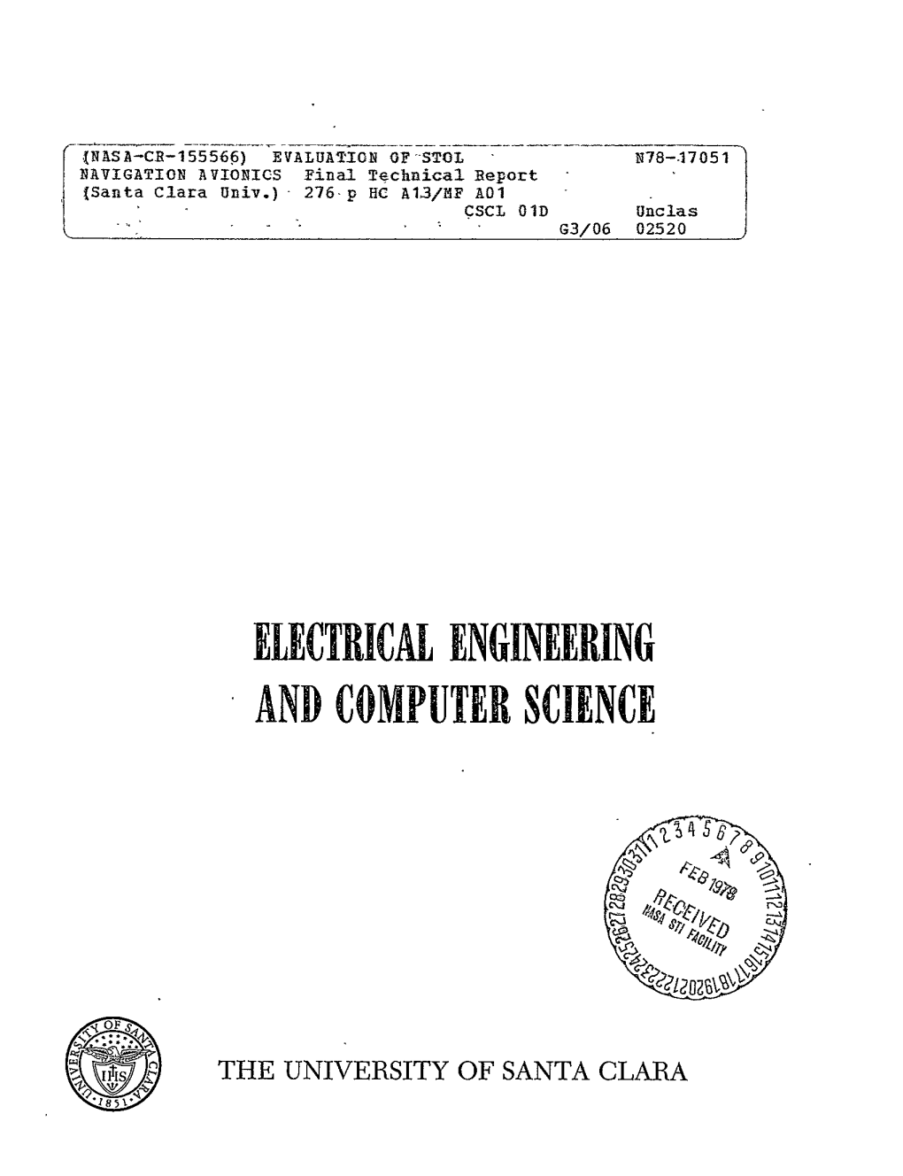 Electrical Engineering and Computer Science